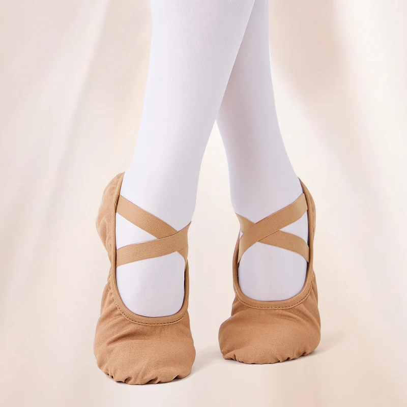 Women Ballet Shoes Girls Professional Ballet Slippers Split Sole Dance Shoes Women Dance