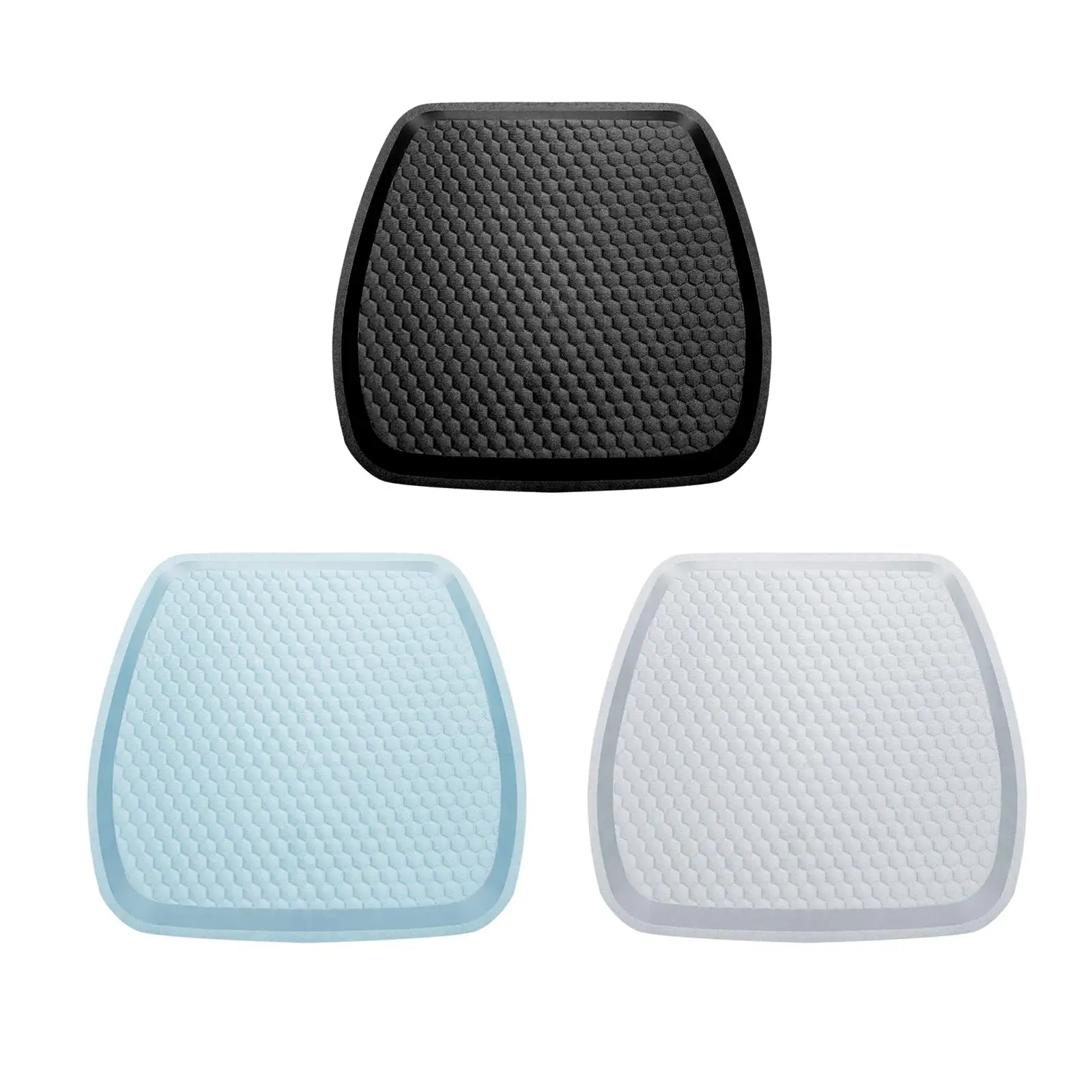

Car Seat Cushion for Long Trips honeycomb shape Cooling Seat Cushion Large Comfortable Multiuse Nonslip Soft seat Cushion