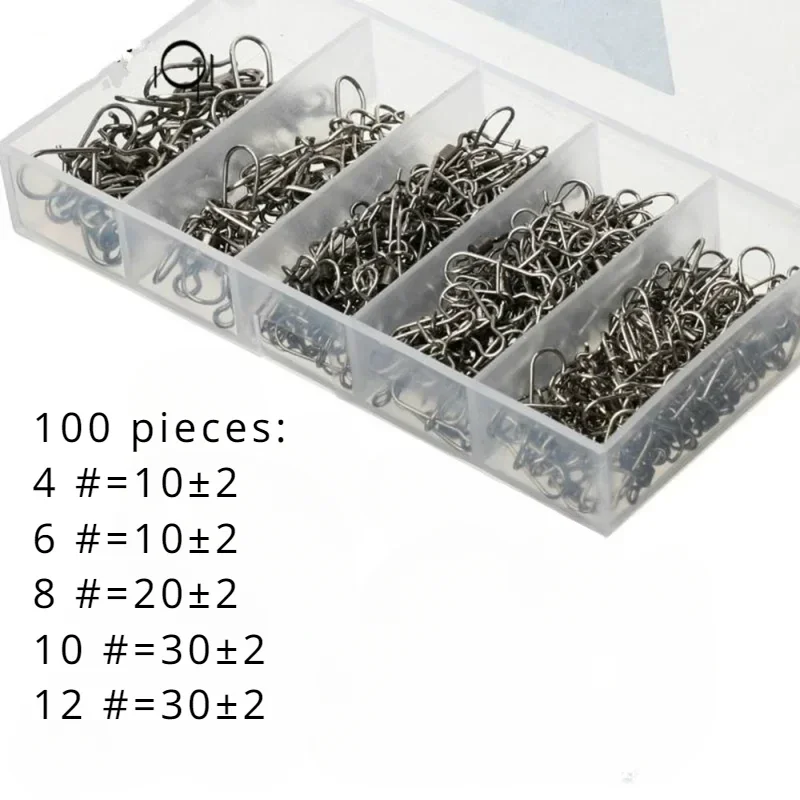 Fishing connector 50/100 Piece Set Fishing gear kit