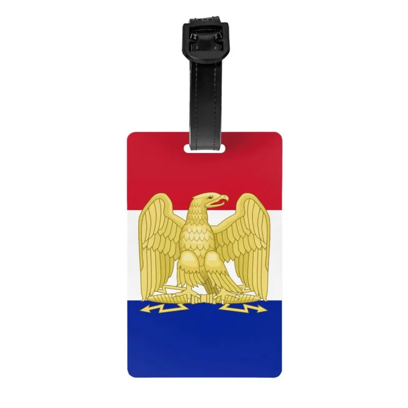 

Custom Napoleon Eagle Luggage Tag Privacy Protection France French Empire Baggage Tags Travel Bag Labels Suitcase