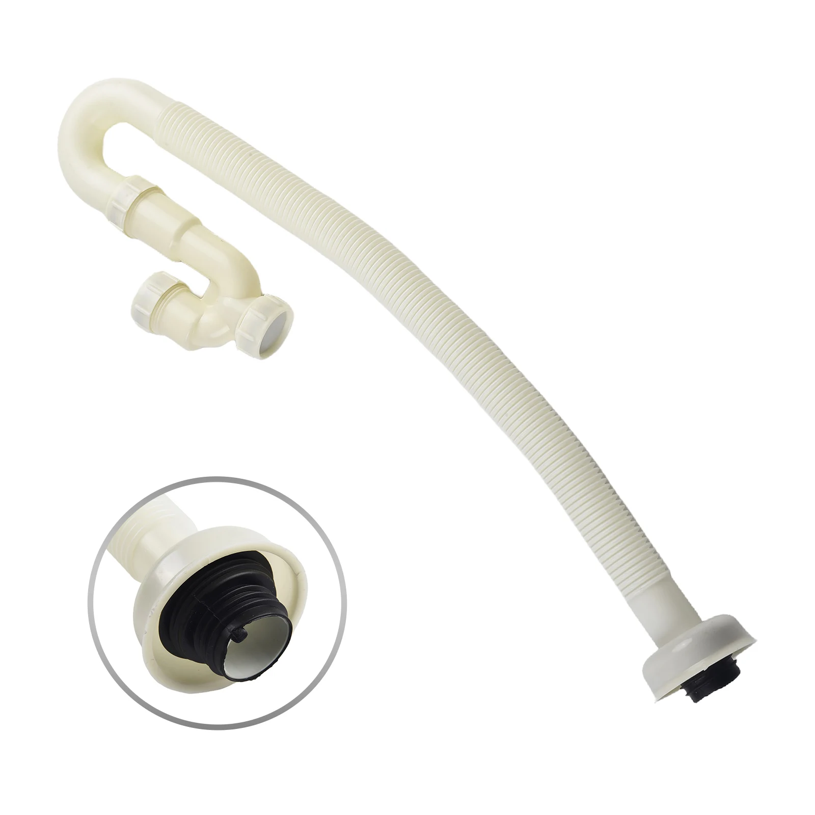 

Adjustable Drain Pipe Kit Flexible Drainage Pipe High Quality Tube U Bend Design Adjustable ABS Package Content