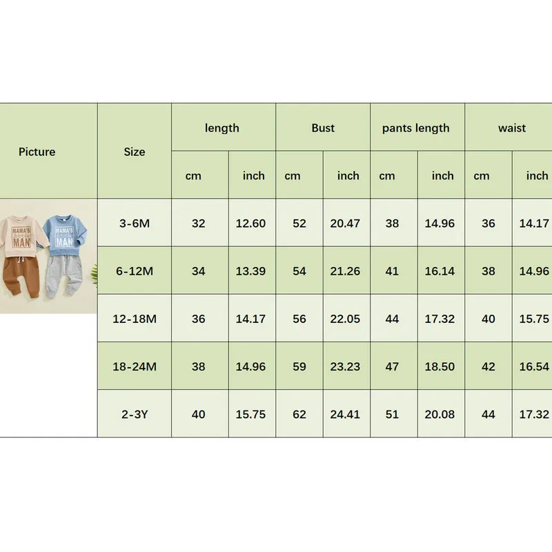 Baby Boy Fall Sweatshirt & Pants Set 2