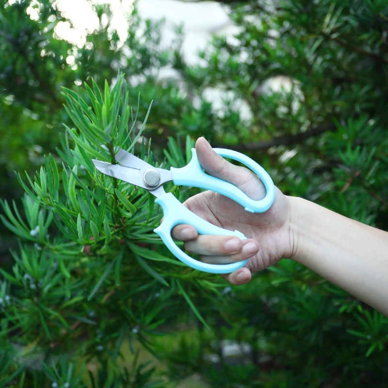 

1 pcs Garden Scissors Floral Shears Professional Flower Scissor Comfortable Grip Handle Pruning Shear New