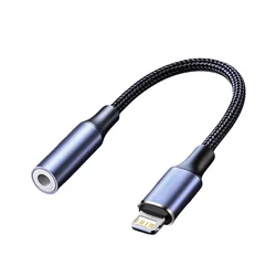 Universal Lightning to 3.5mm Audio Jack Adapter - Headphone and Aux Dongle (1 PC)