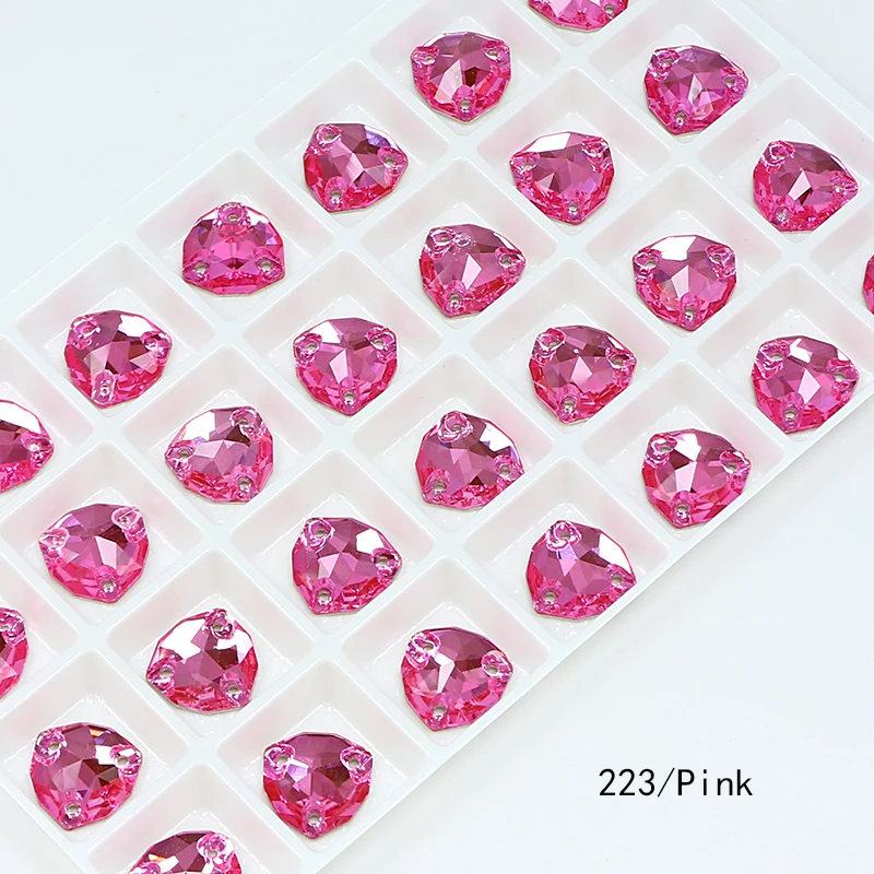 28-Piece Colorful Crystal Sew-On Rhinestone Set