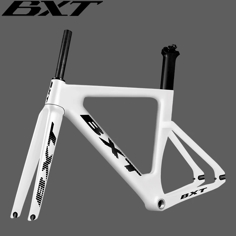 Carbon Track Frame Carbon BSA Fiber Racing Tracking bike Frameset Fixed Gear bike frame 120*9mm rear tail hook Bicycle Parts