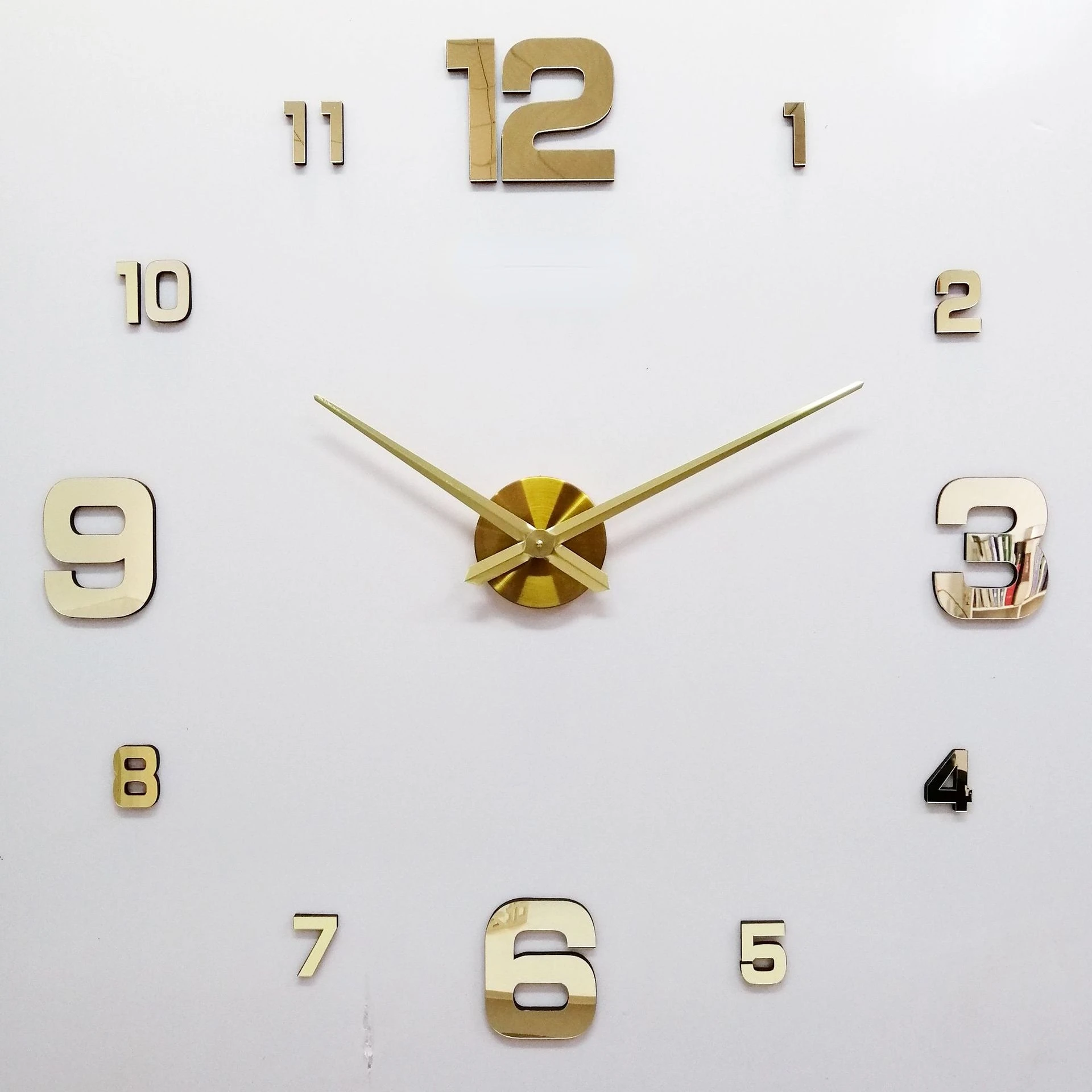 Wall Clock Modern Design Large Wall Clock 3D DIY Quartz Clocks Fashion Watches Acrylic Mirror Stickers Living Room Home Decor Horloge