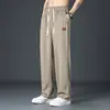 Casual Long Jogger Sweat Pants Men For Quick Drying Spring And Summer Thin Trendy Straight Leg Loose Flowing Fashion Trousers 1