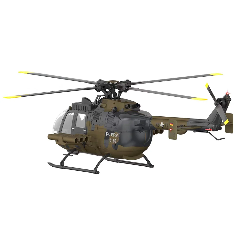 RC ERA C180 헬리콥터 1/25 6CH 브러시리스 BO-105 모델 3D 비행 광학 흐름 포지셔닝