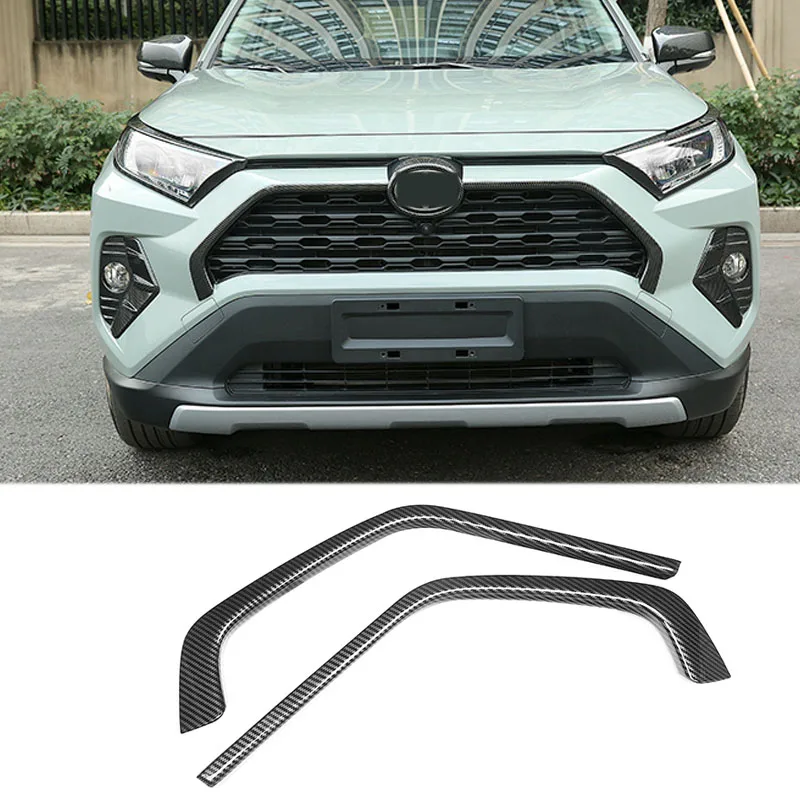 

Middle Mesh Trim Middle Frame Modification Front bumper Car Accessories For Toyota RAV4 RAV-4 2019 2020 2021 2022 Decoration