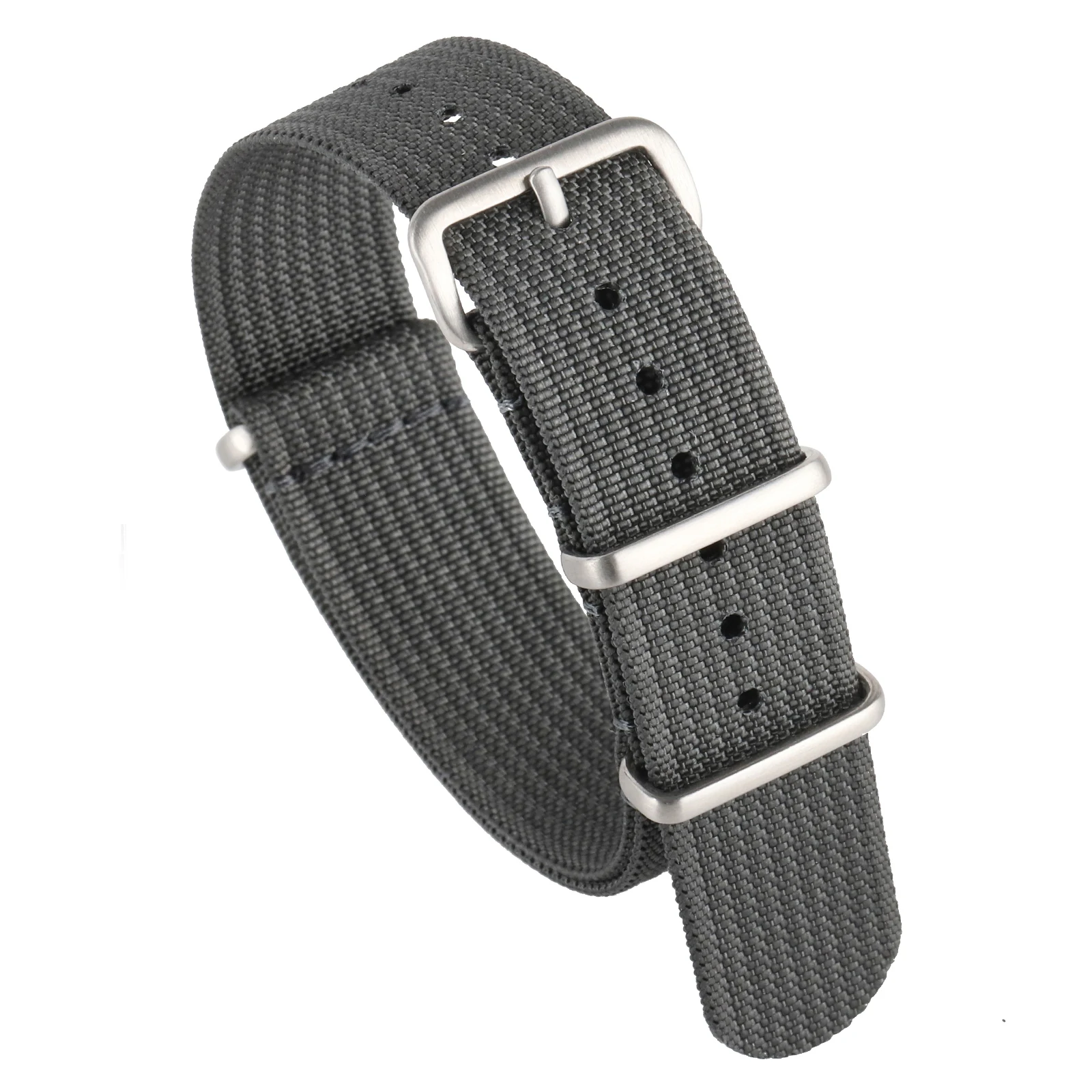 Ribbed Nylon Universal Watchband – Comfortable & Breathable Strap in Multiple Colors for All Sizes