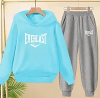 Nouveaux ensembles de survêtements pour enfants printemps-automne, 3-12 ans, garçons et filles, sweat-shirts et pantalons décontractés de sport, 2 pièces, vêtements pour enfants 5