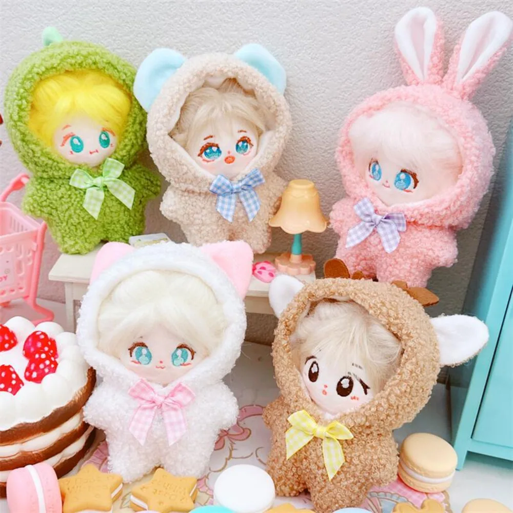 Dress Up 10cm Cotton Clothes Onesuit Animals Star Clothes Lovely One-piece Dress No Attributes Clothes 10cm Idol Cotton