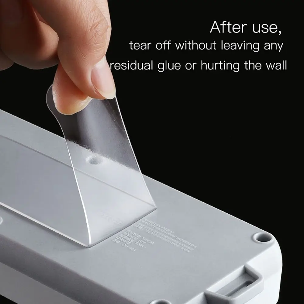 Wall-Mounted Sticker Punch-free Plug Fixer Home Self-Adhesive Socket Fixer Seamless Power Strip Holder wall mounted socket fixer