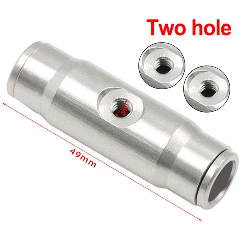 Copper Interface Connector Fittings Quick Connecting Coupling for Mist Cooling System 3/8" 9.52mm 3/16" Pipe Thread 1 Holes