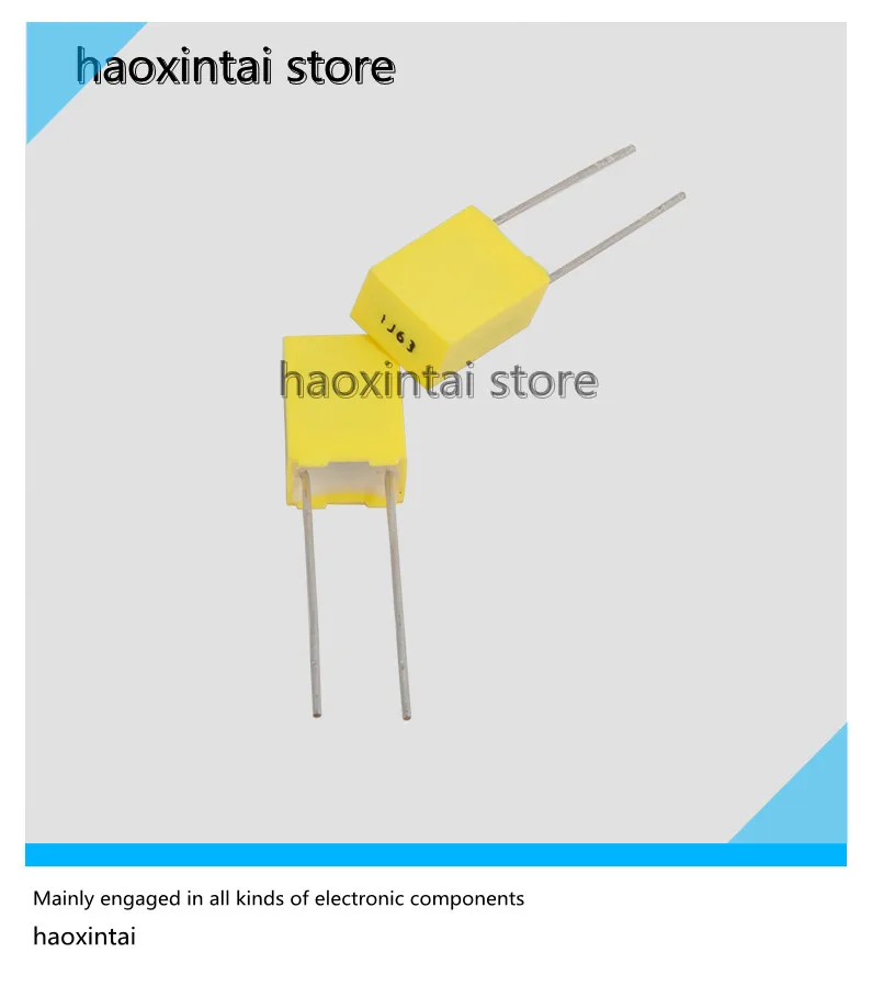 

30PCS 1UF 63V Original Italian imported AV R82 105/1uF 63V MKT copper foot audio fever non-polar film capacitor