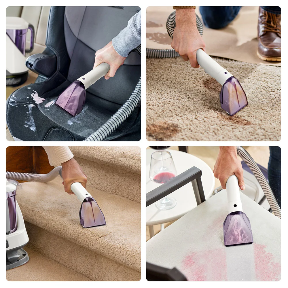 MIUI Multi-Purpose Portable Carpet Cleaner Upholstery Cleaner Machine Deep-Cleaning Shampooer for Home Use 4