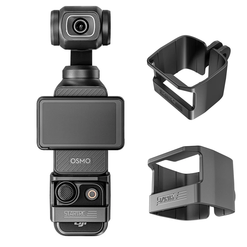 

STARTRC для DJI Pocket 3 Аксессуары Крепление кронштейн адаптер зажим 2 упаковки объектива камеры защитная пленка из закаленного стекла