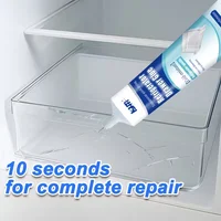 Colle de réparation pour réfrigérateur, 25ML, adhésif imperméable résistant au froid pour joint de porte de tiroir de réfrigérateur, séchage rapide pour plastique et verre 3