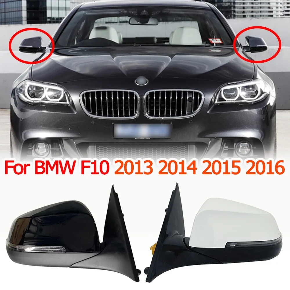 

Car Outside Rearview Mirror Assembly For BMW F10 2013 2014 2015 2016 Electric Folding Turn Signal Heating Rear View Mirror Assy