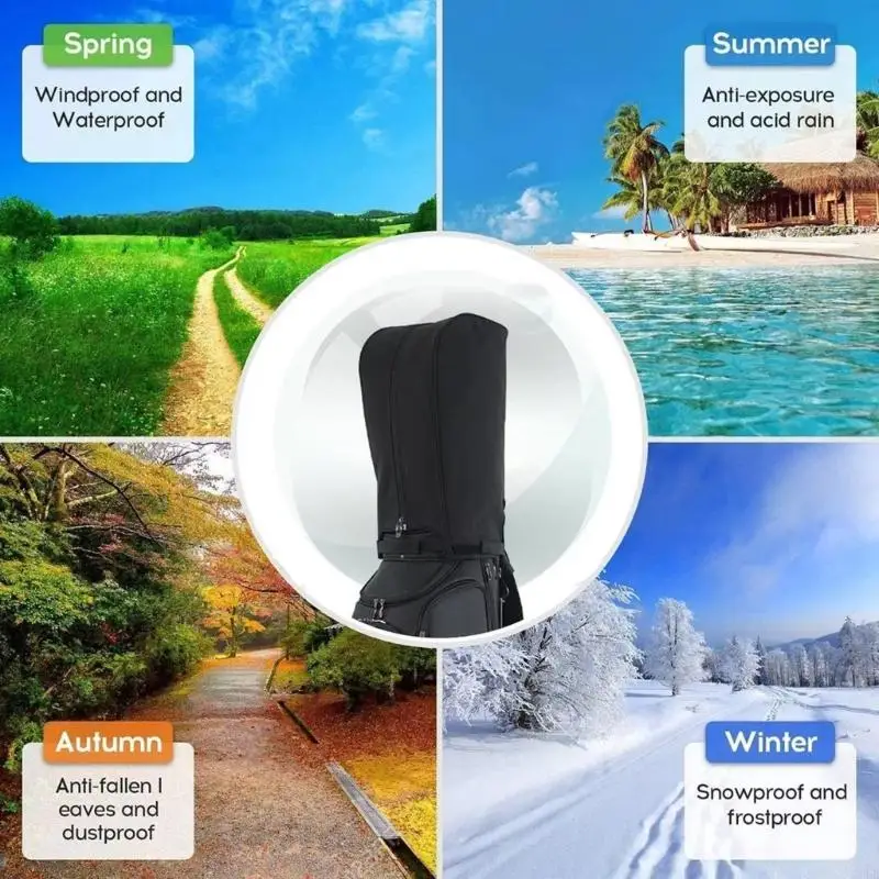 Description Picture 3 of itemOxford Cloth Dust Cover Protector Golf Bag Rain Hood Waterproofs Golf Bag Cover