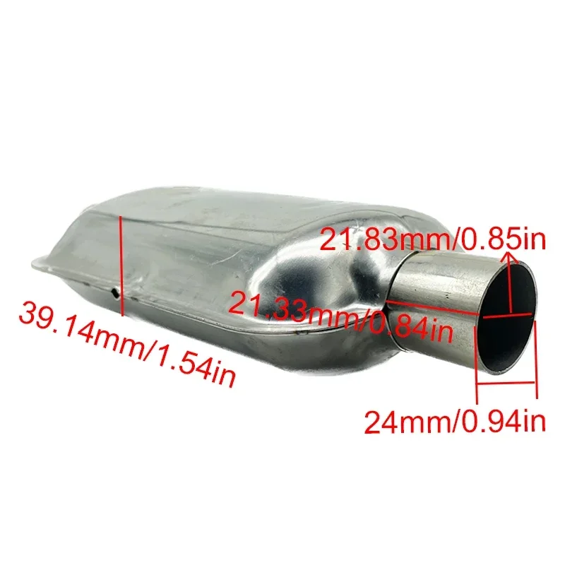 Car Air Diesel Parking Heater Truck Van Exhaust Pipe Tube Vent 60cm 100cm 120cm 150cm 200cm 250cm 300cm + 24mm Silencer Muffler