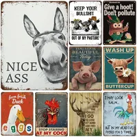 Nice Ass Metal Iron Signs Warning Wall Decoration Plaque Vintage Art Poster Iron Painting for Man Cave Home Cafe Garden Club Bar