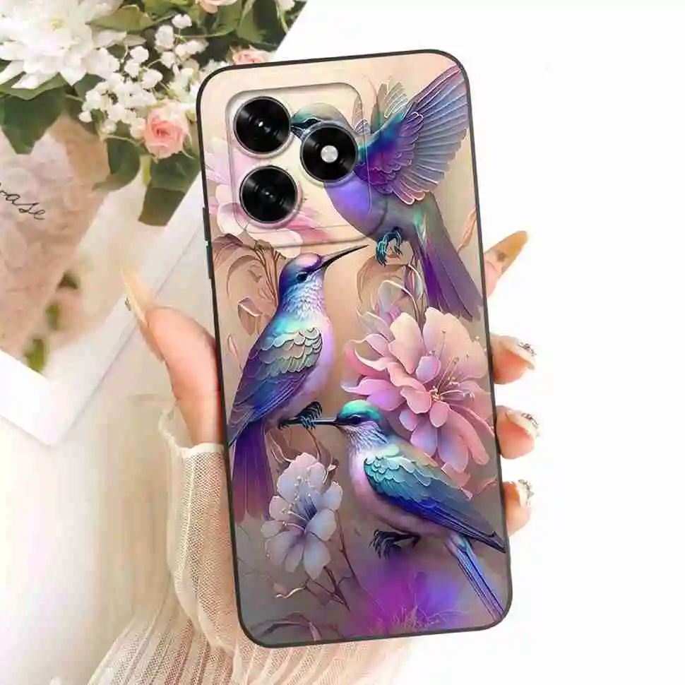 Cute Rabbit Cartoon Silicone Phone Case, Soft Protective Cover