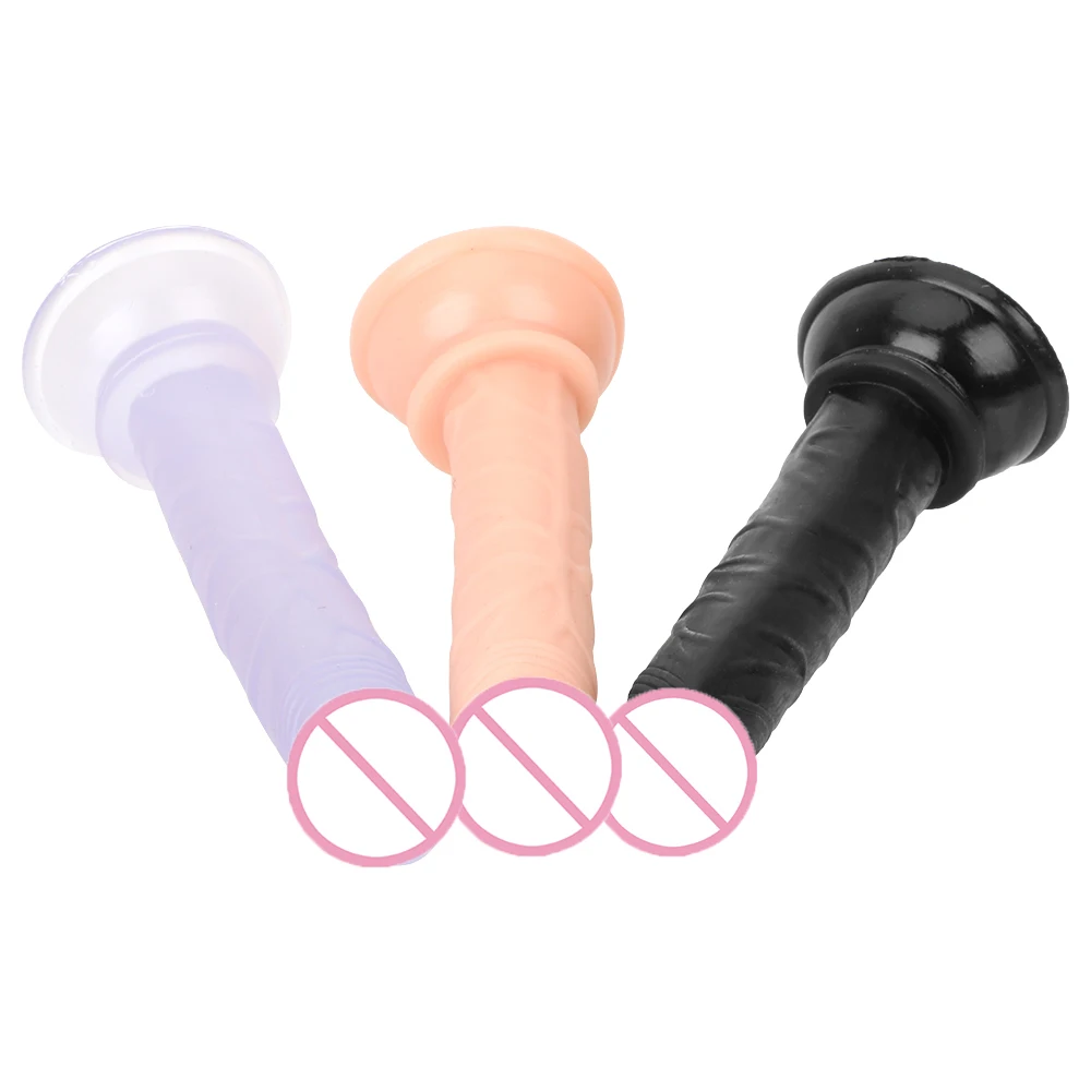 IKOKY Small Dildo Jelly Suction Cup Female Masturbation Realistic Penis G-spot Orgasm Anal Plug Sex Toys for Women Adult Product