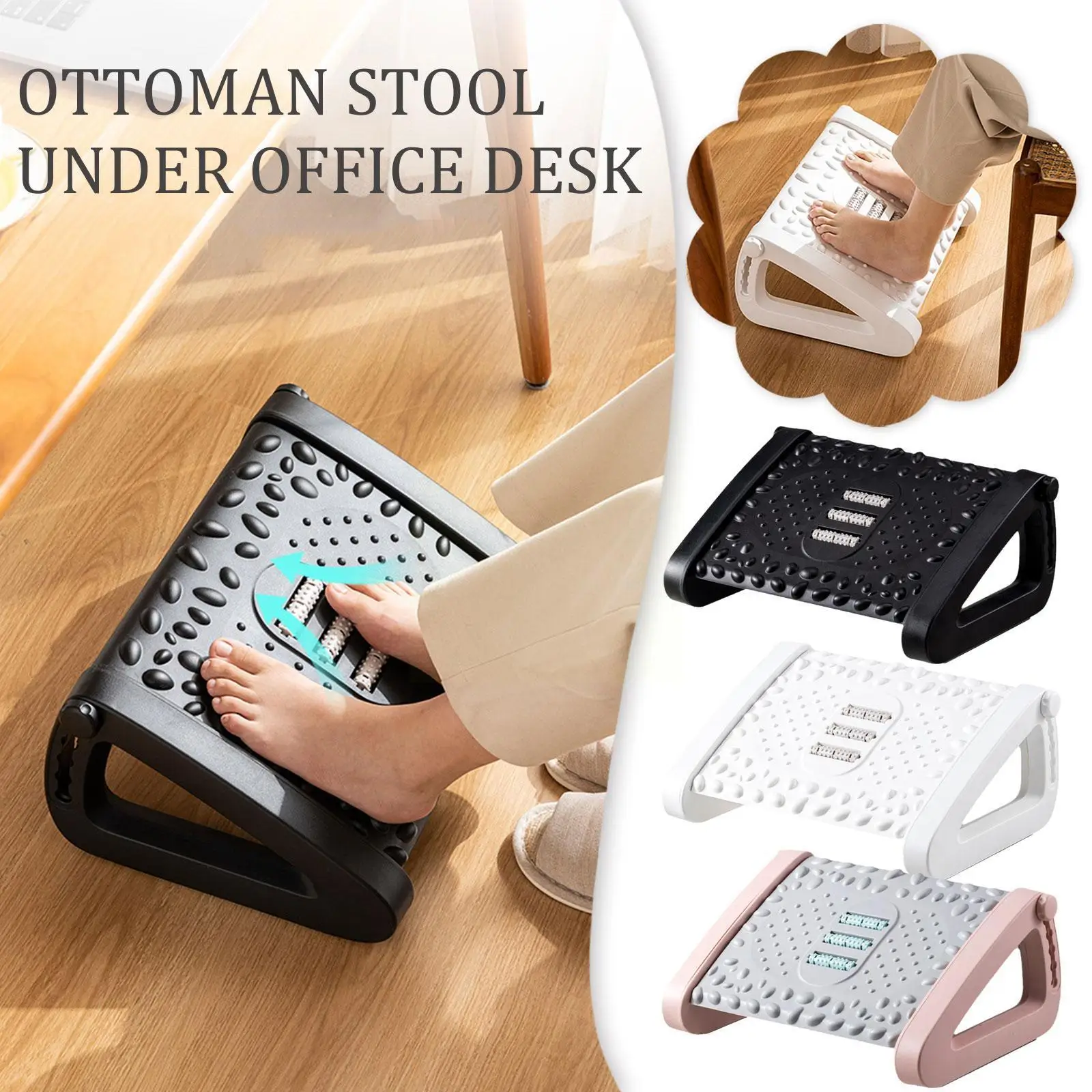  Office Ottoman Foot Rest for Under Desk at Work