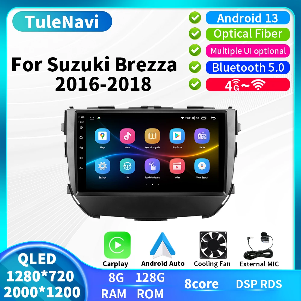 AutoGPSNavigationForSuzukiVitaraBrezza201620172018Carplay