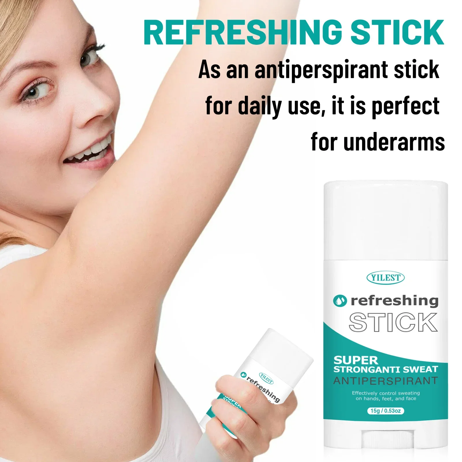 Super Strong Antiperspirant Stick For Hands Feet And Face_voghion.com