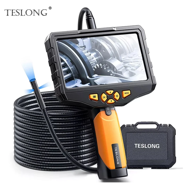 Teslong TripleLens Borescopes Inspection Camera, NTS300 5 Inch Screen