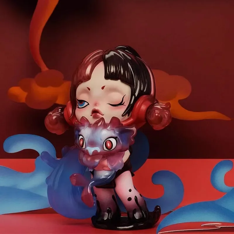 히로노 미스터리 박스, 라부부 블라인드 박스, 디무 몰리 애니메이션 피규어, 카와이 모델, 한정 데스크탑 장식, 귀여운 선물, 신제품
