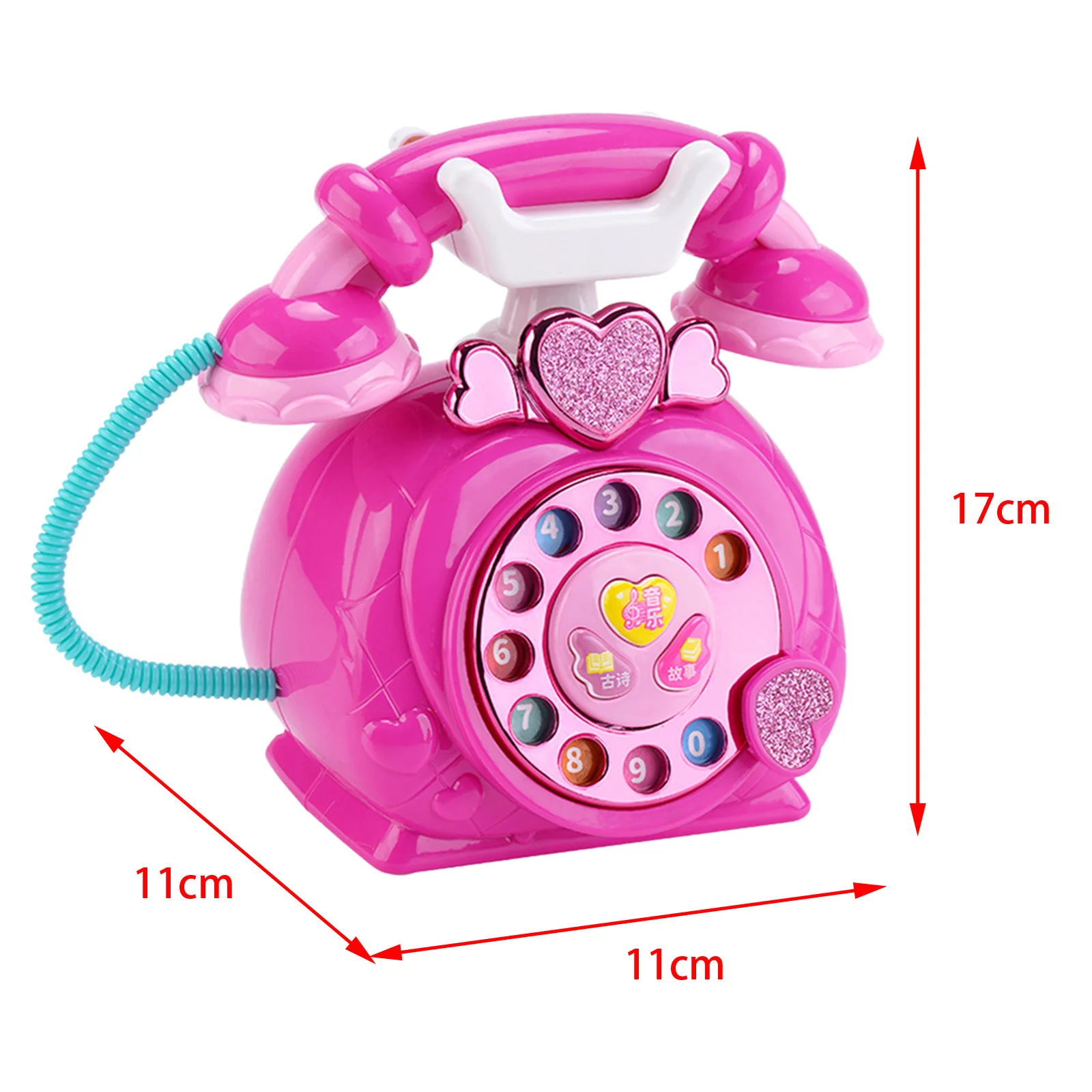Telephone Toy Storytelling Machine Cognition Enlightenment Baby Musical Toys for Toddlers Early Educational Toy Birthday Gift 4