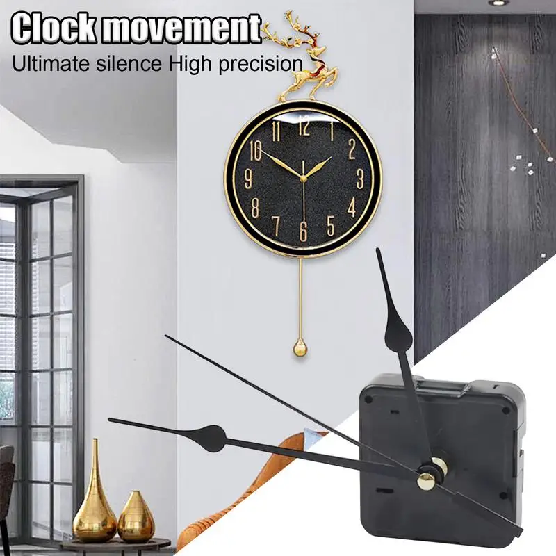 367A Silent DIY Wall Clock Movement Mechanisms Battery Powered DIY Repair Parts with Hands Replacement
