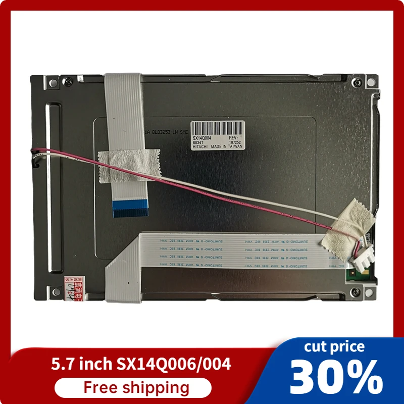 New 5.7-inch HITACHI LCD Screen Panel - 320×240 Resolution, Model