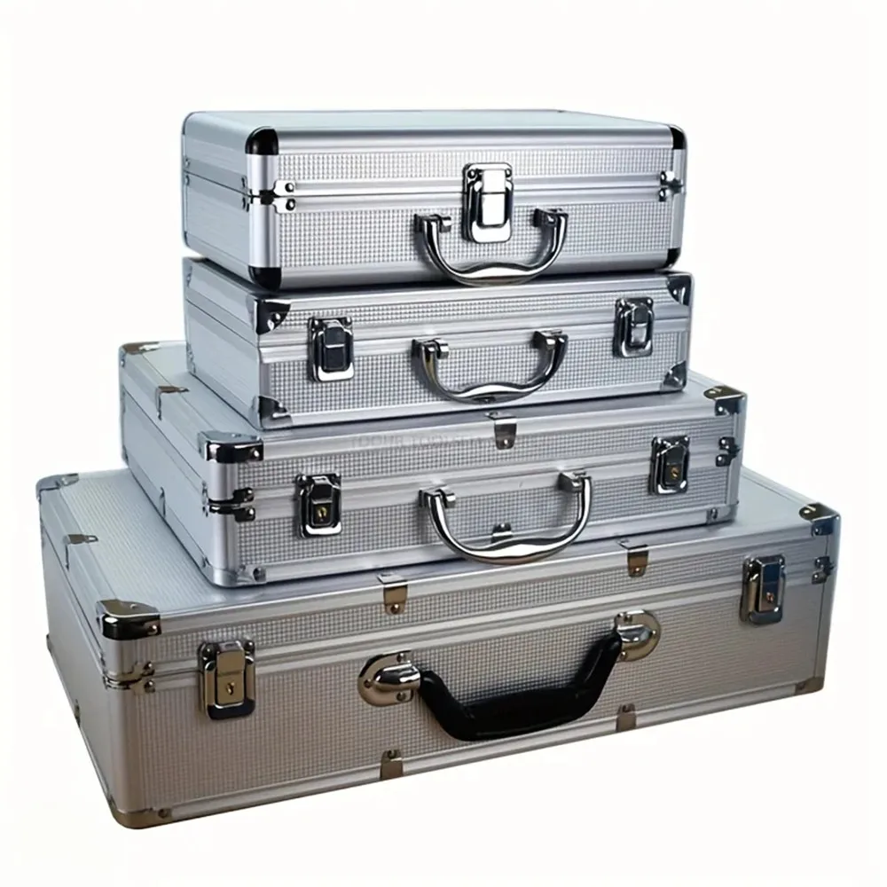 Durable Aluminum Tool Box with Safety Locks and Impact-Resistant Exterior-Protective Sponge Interior for Tools Equipment Storage 2