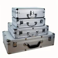 Durable Aluminum Tool Box with Safety Locks and Impact-Resistant Exterior-Protective Sponge Interior for Tools Equipment Storage 2