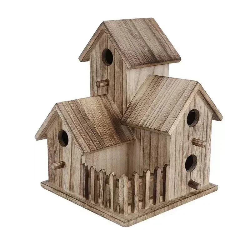 Wild Wooden Bird House 4