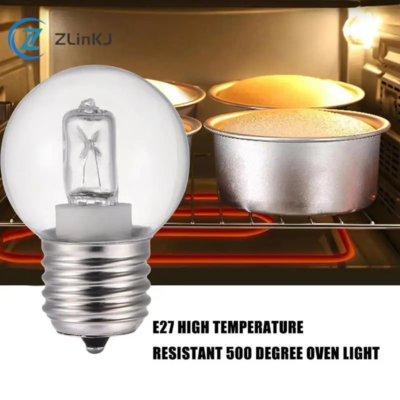 

E27 40W 220V Oven Lamp Light Microwave Oven Bulbs High Temperature Resistant 500°C For Display Cabinet Toaster Light Bulb