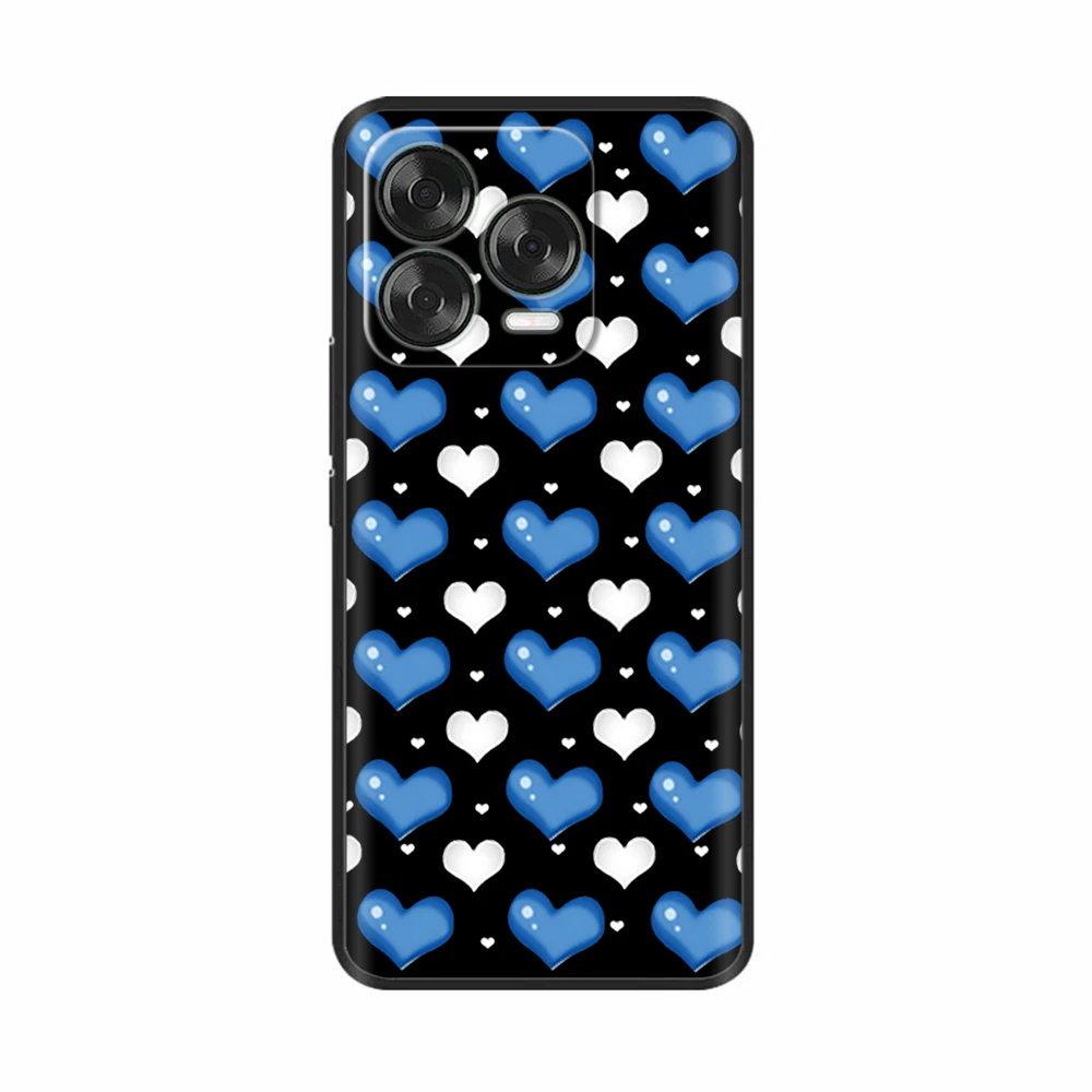 Luxury Black Silicone Back Cover - Elegant Design Case