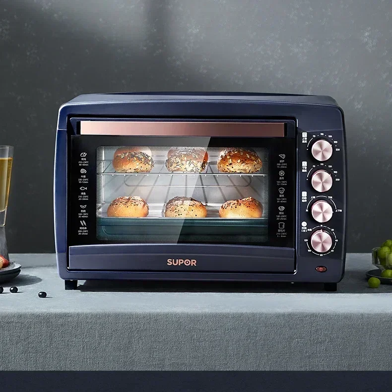 Subor Electric Oven Household Small Cake and Bread Baking Machine Multifunctional Automatic 42L Large Capacity Oven