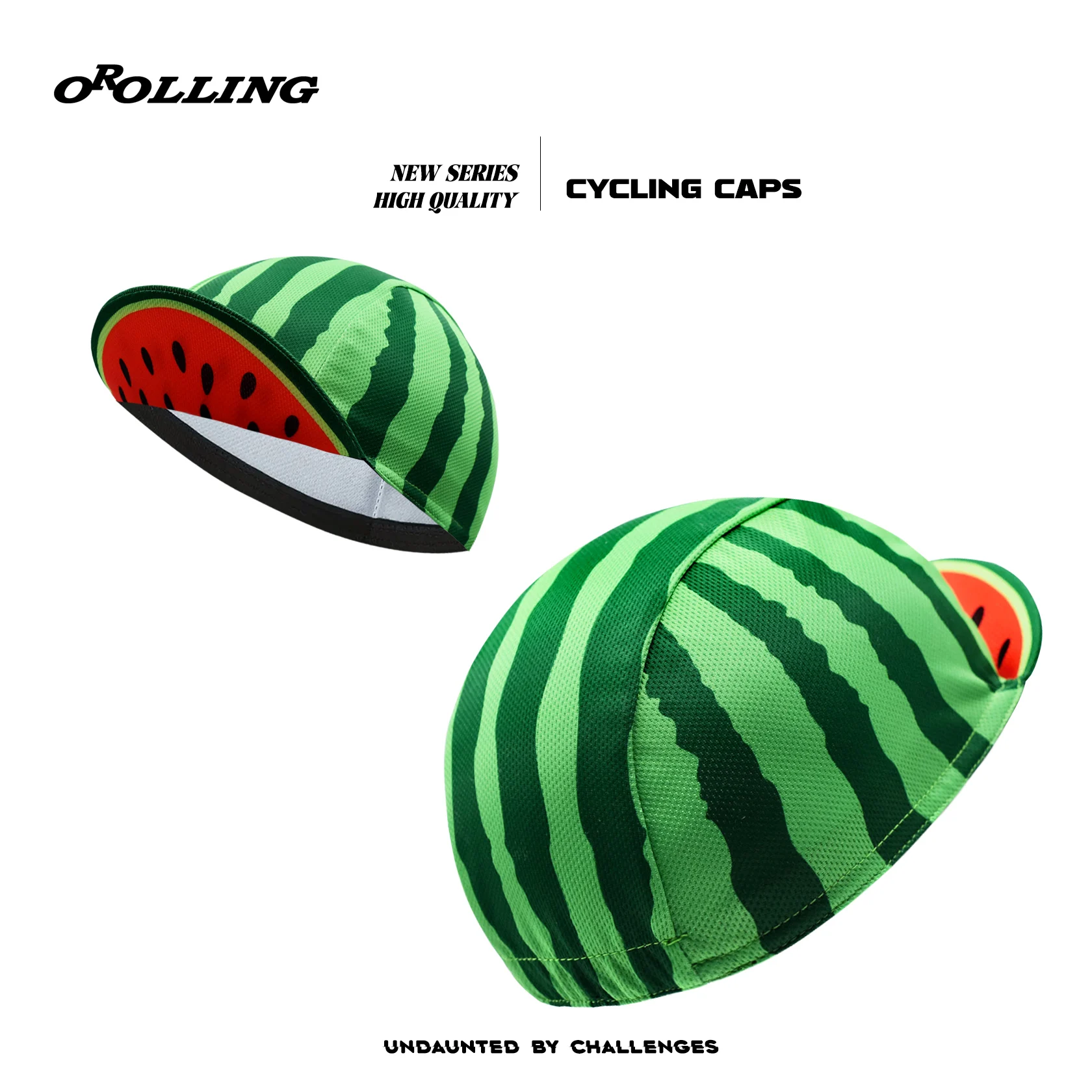 Cool Watermelon Bike Green Red New Classical Cycling Caps OSCROLLING Gorra Ciclismo Unisex 2