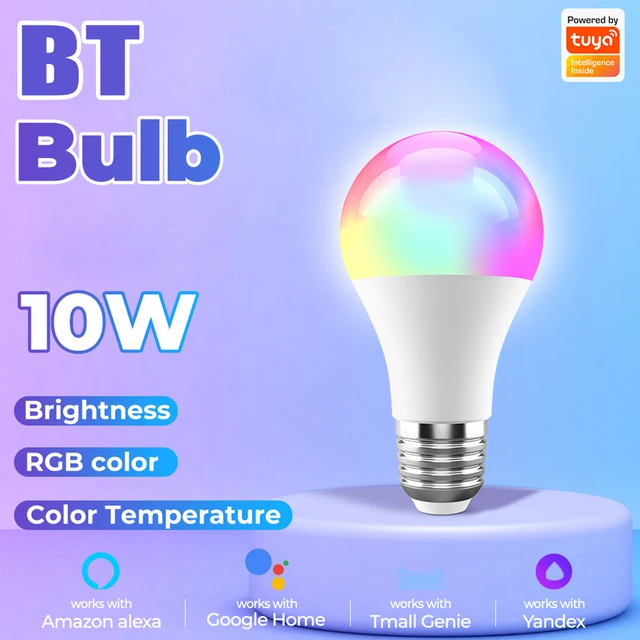 10w e27 LED-Lampe Fernbedienung LED Farbwechsel lampe Bluetooth-kompatibel  5,0 3000-6500k Tuya App kompatibel mit iOS/Android - AliExpress