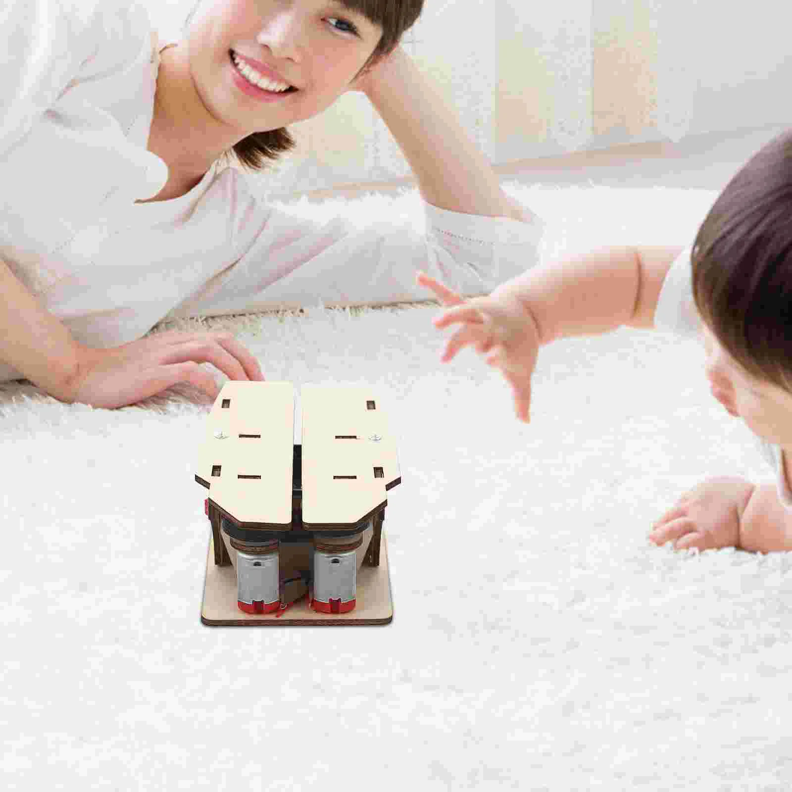 모형 비행기 종이 발사기 장난감 장식, 조기 교육 조립 공예 퍼즐, 3 학년 교실용, 어린이 필수품