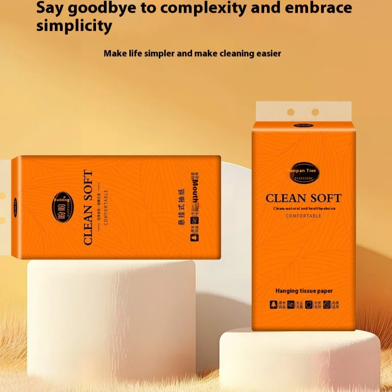 Household affordable package pumping paper, wall hanging paper towels, stockpiling toilet paper, bottom pumping hanging e