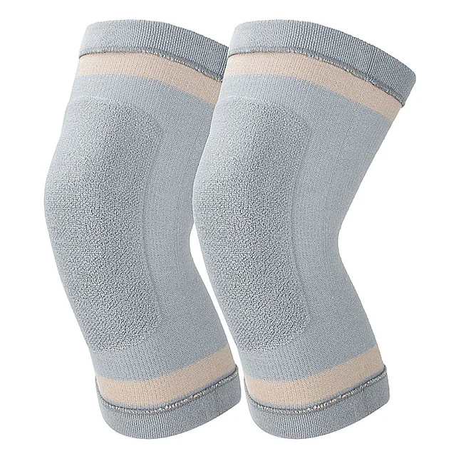 Ginocchiere Termiche In Pile - Unisex, Taglia XL, Nere, Per Sport, Artrite, Freddo, Con Design Addensato - Foto 2