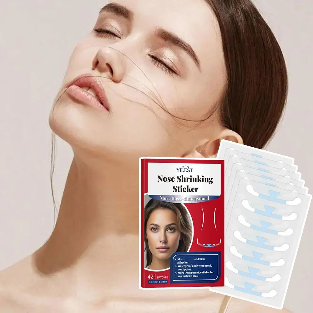42pcs Shrinking Nose Wing Stickers 4