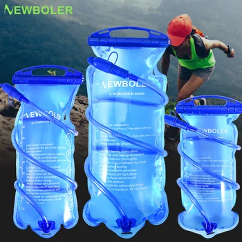 NEWBOLER Water Bag Reservoir Water Replenishment Bag Storage Bag without Bisphenol 1.5L 2L 3L Running Sports Tank Backpack 1